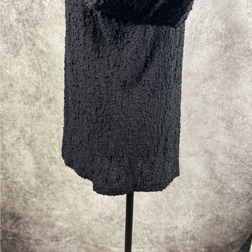 Front Street USA Black Long Sleeve Lagenlook Minimalist Crinkle Top Size XL - Picture 7 of 10